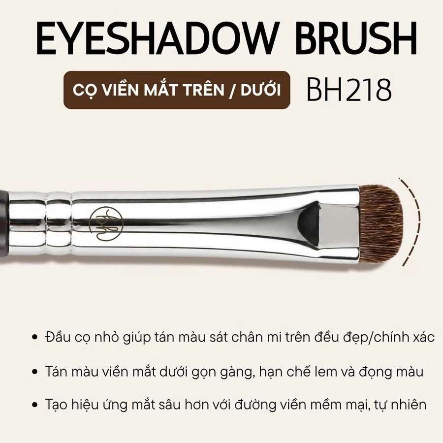  Cọ Tán Màu Mắt BH Cosmetics Eyeshadow Brush BH218